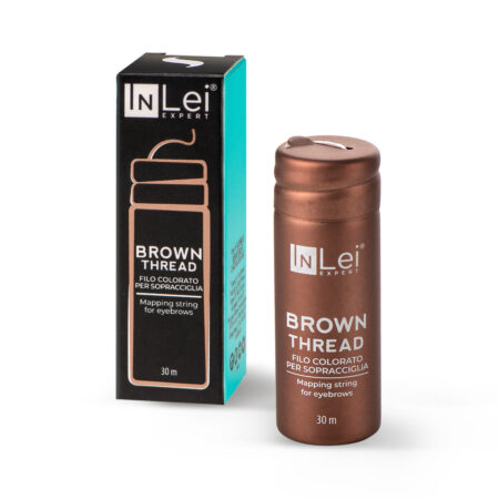 חוט חום לציור גבות brown thread חוט סימון לגבות מקצועי עיצוב גבות סימטרי עם חוט חום