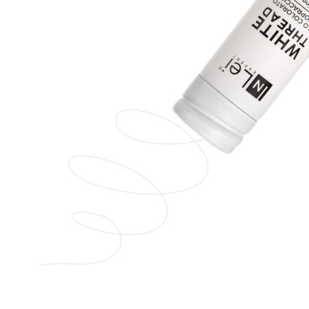 White Thread – חוט לבן לציור ועיצוב גבות (30 מטר)